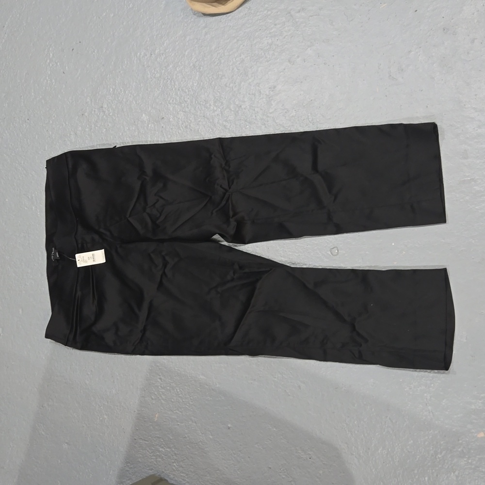 Silky sexy black white house black market pants NWT!!! Size 12 S